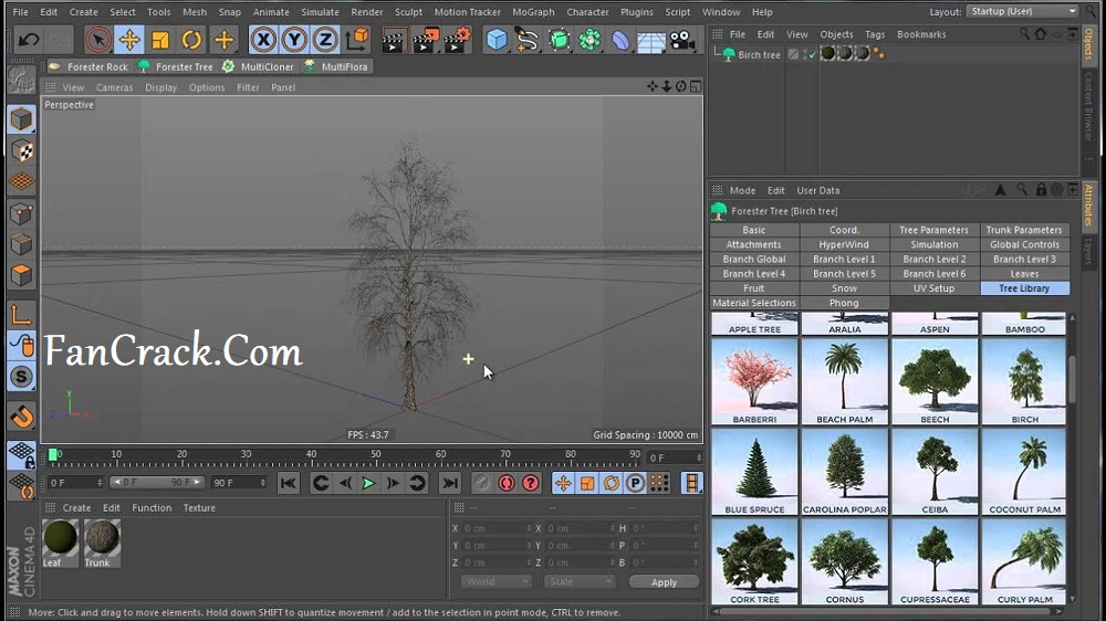 3DQuakers Forester for Cinema 4D Torrent